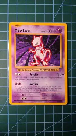 Pokemon Mewtwo 51/108 XY Evolutions Regular Non Holo Rare NM - Image 1