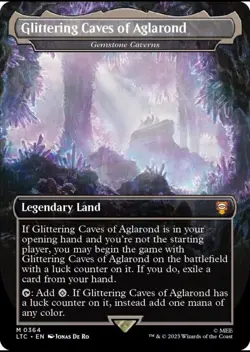 Glittering Caves of Aglarond - Gemstone Caverns #364 (Foil) NM Lord of the Rings - Image 1