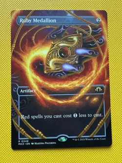 Ruby Medallion (Borderless) Modern Horizons 3 Regular - Image 1