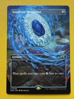 Sapphire Medallion (Borderless) Modern Horizons 3 Regular - Image 1