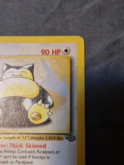 Pokemon Card - Snorlax 27/64 Unlimited Rare - Jungle - HP - Image 4