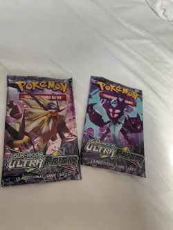 Pokemon TCG Sun & Moon Ultra Prism sealed booster packs 2x 10 cards - Image 3
