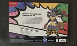 Pokemon TCG Ascended Heroes Premium Poster Collection Mega Lucario - Image 2