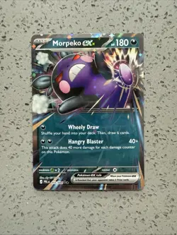 Morpeko ex 055/084 Double Rare Pokemon Pitch Black ME05 NM English In Hand - Image 1