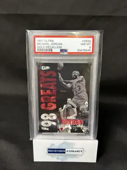 1997-98 Fleer Ultra Michael Jordan Gold Medallion #259G PSA 8 - Image 1