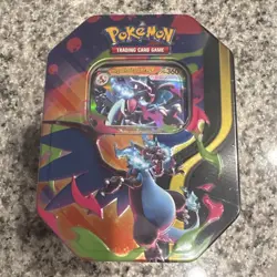 Pokemon TCG Mega Charizard Tin Standard Card Size Multicolor 2026 - Image 1