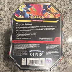Pokemon TCG Mega Charizard Tin Standard Card Size Multicolor 2026 - Image 2