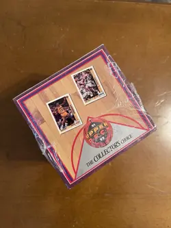 1991 Upper Deck Basketball Sealed Low Series Jumbo Wax Pack Box 20 Packs - Image 2