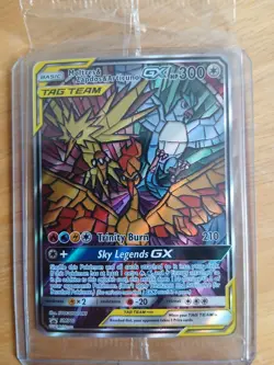 Pokemon TCG Moltres & Zapdos & Articuno GX Hidden Fates Card - Image 1