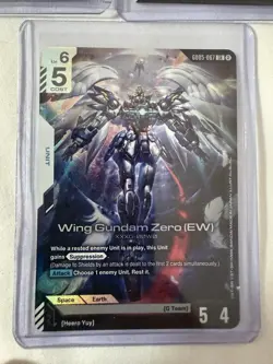 3x Gundam TCG Freedom Ascension Wing Gundam Zero (EW) GD05-067 LR - Image 3