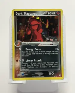 Pokemon TCG Dark Magcargo 38/109 EX Team Rocket Returns Reverse Holo 2004 - Image 1