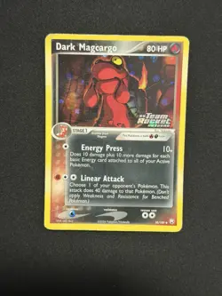 Pokemon TCG Dark Magcargo 38/109 EX Team Rocket Returns Reverse Holo 2004 - Image 3