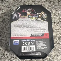 Pokemon TCG Scarlet & Violet Paldean Fates Charizard ex Tin 4 Booster Packs - Image 2