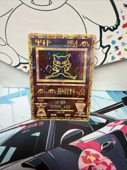 Pokemon TCG Ancient Mew 54 Holographic Card Black Star Japanese Movie Promo - Image 5