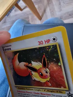 Pokemon Eevee Black Star Promo 11 Holo Pokemon Card | Vintage NM With Swirl - Image 2