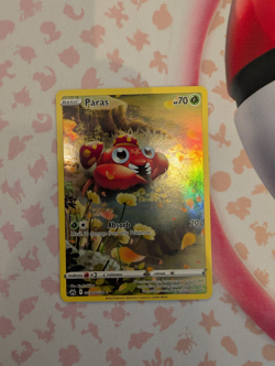 Pokemon TCG Crown Zenith Paras Galarian Gallery Card GG32/GG70 - Image 2