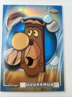 2026 Topps Chrome Disney #26 Doorknob Blue Refractor /150 - Image 1