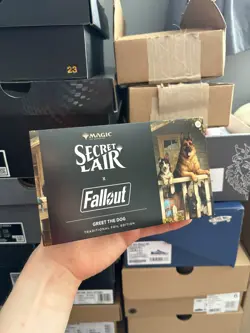 MTG Secret Lair x Fallout: Greet the Dog Foil Edition | BRAND NEW & SEALED 💨🔥 - Image 1