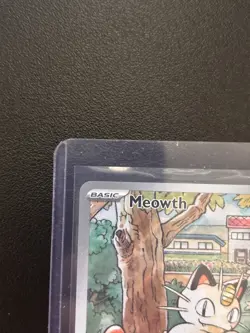 Meowth 106/094 Illustration Rare Full Art Holo Pokemon TCG 70HP Mint - Image 2