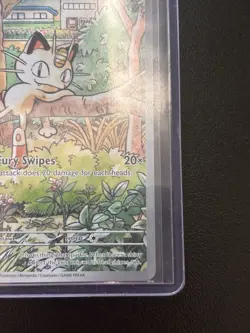 Meowth 106/094 Illustration Rare Full Art Holo Pokemon TCG 70HP Mint - Image 4