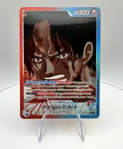 One Piece Portgas. D. Ace OP13-002 Alternate Art English - Image 1