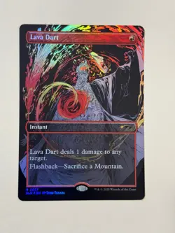 MTG Lava Dart (Rainbow Foil) Secret Lair 2037 NM - Image 1