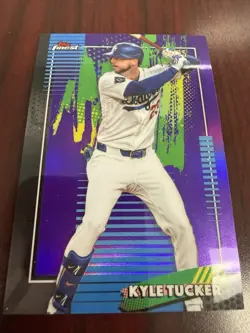 2026 Topps Finest Kyle Tucker #14 COMMON Purple Refractor /75 Dodgers - Image 1