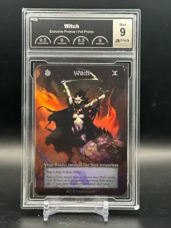 Sorcery: Contested Realm Witch Exclusive Foil Promo Alpha Investments PCG 9 - Image 1