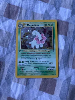 MEGANIUM POKEMON 10 2000 NEO GENESIS HOLO - Image 1