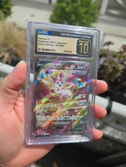 2021 Pokemon Sylveon V Full Art Eeevee Heroes Japanese CGC 10 Pristine 083 S6a - Image 1