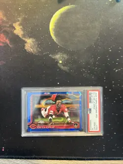 2025 Topps Chrome Update Elly De La Cruz Blue Lava Refractor /150 PSA 10 - Reds - Image 2