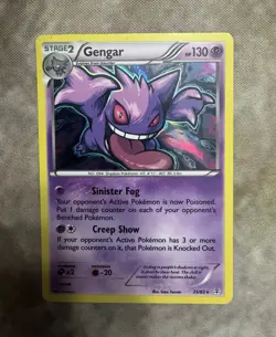 The Pokemon Company Gengar 60/162 Breakthrough Holo Rare Reverse Holo EN 130 HP - Image 1