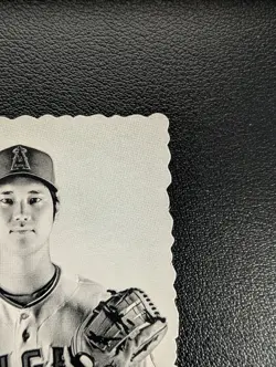 Topps 2023 Heritage Shohei Ohtani Box Topper DB-10 Angels Insert Deckle Edge - Image 2