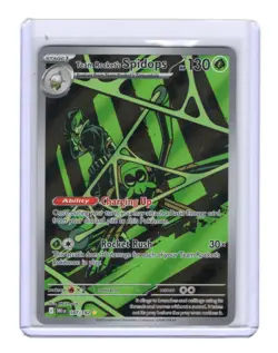 Team Rocket's Spidops 187/182 Illustration Rare Destined Rivals Pokemon Holo NM - Image 1