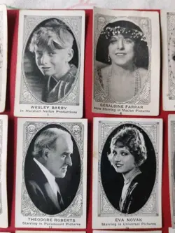 1921/22 E123 American Caramel 25 Card Movie Star Lot - Fair/Poor - Image 3