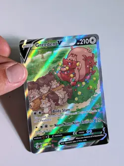 Greedent V (Alternate Art) 257/264 SWSH08: Fusion Strike Ultra Rare Pokemon Card - Image 2
