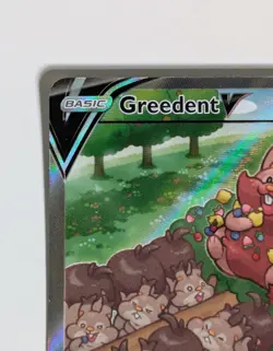 Greedent V (Alternate Art) 257/264 SWSH08: Fusion Strike Ultra Rare Pokemon Card - Image 3
