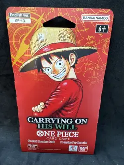 38g Heavy One Piece OP-13 Carrying On His Will Sleeved Booster Pack - Image 2