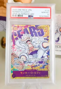 One Piece TCG - PSA 10 - Monkey D. Luffy OP05-119 - Alt Art Japanese - Image 1