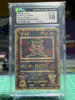 2000 Ancient Mew Pokemon Movie Promo Card CGC 10 - Image 1