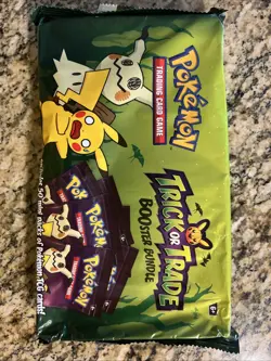 Pokemon TCG 2023 Trick or Trade Booster Bundle - 50 Packs NEW and SEALED 820650852572 - Image 1