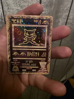 Ancient Mew Pokemon: The Movie 2000 Holo Promo FAT SWIRLS...NM - Image 1