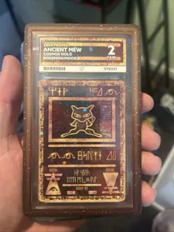 Ancient Mew Ace 2 with Guard Pokemon Card 2000 Movie Promo - Image 1