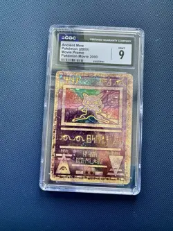 CGC 9 Ancient Mew Holo Promo #1 Pokemon Movie 2000 2000 English - Image 1