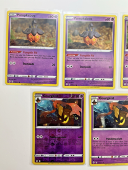 Pokemon TCG Pumpkaboo Gourgeist Reverse Holo Common Lot Of 7 - Image 2