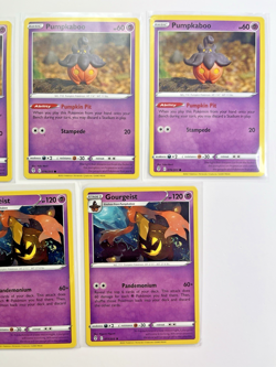 Pokemon TCG Pumpkaboo Gourgeist Reverse Holo Common Lot Of 7 - Image 4
