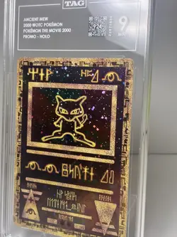 (Between Leg Swirl) Ancient Mew - 2000 WOTC Pokemon the Movie Promo - TAG MINT 9 - Image 3