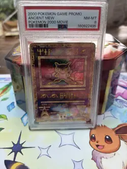 Pokemon TCG Ancient Mew Promo Card the Movie 2000 PSA8 New Cert - Image 2