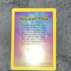 Pokemon TCG Ancient Mew 1999-2000 Holo Movie Promo Card Excellent Condition - Image 3
