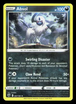 Absol - (Cosmos Holo) Holo Rare Miscellaneous Cards & Products 097/189 NM - Image 1